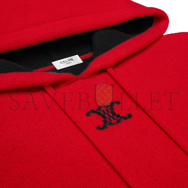 CELINE HOODED SWEATER IN CASHMERE RY0QZ0X73.27BK